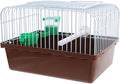 Portable Bird Cage with Perch Food Box and Water Dispenser Spacious Travel Carrier for Parakeet Finch Canary Small Birds 9.29X6.57X6.29 Inches