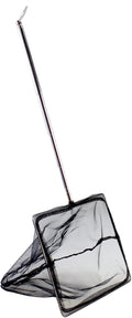 AQUANEAT Aquarium Net with Extendable Long Handle, Adjustable Wastes Skimming Cleaning Tools for Fish Tanks, 8 inch