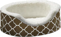 MidWest Homes for Pets Orthoperdic Egg-Crate Nesting Pet Bed w/ Teflon Fabric Protector, XS Brown
