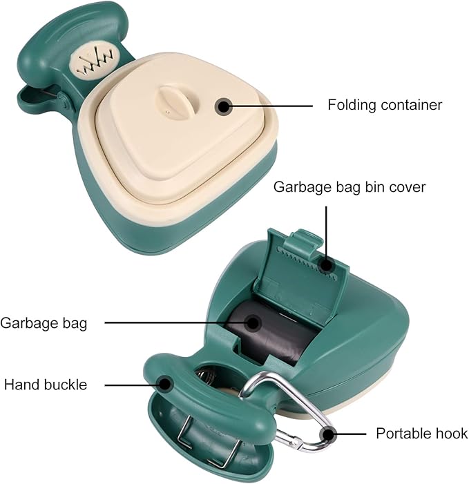 Portable Foldable Dog Poop Picker Outdoor PET Waste Collection Tool Ergonomic Grip Lightweight and Sturdy Design for Easy Cleanup