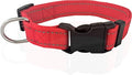 Adjustable Nylon Dog Collar, Reflective Collar 1 Inch 3/4 Inch 5/8 Inch Wide, for Large Medium Small Dogs