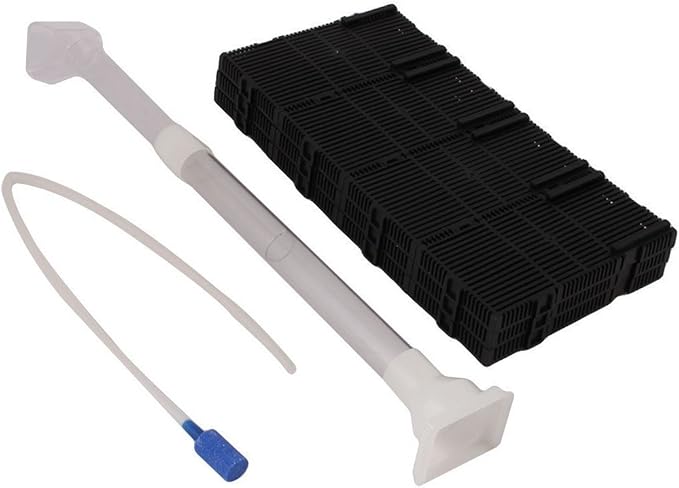 XMHF Aquarium Fish Tank Bottom Under Gravel Filter Board Plate Plastic 12-Pcs