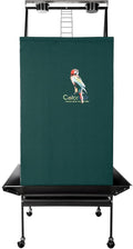 Colorday Good Night Bird Cage Cover for Large Bird Cage with Play Top (Patented), Green 68"