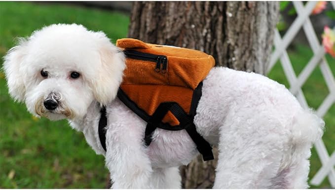 Pet Backpack, Cute Dog Backpack with Adjustable Straps for Small Dogs Cats. Dog Saddle Bags for Outdoor Travel Hiking