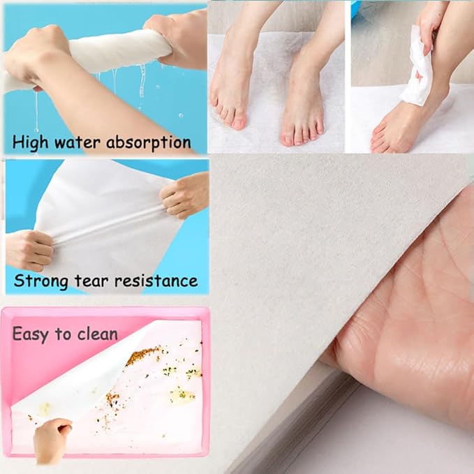 Firdnyohs 100PCS Bird Cage Liner Papers, Disposable Cage Paper Liners Precut Absorbent Cushion Pad Mat Accessories for Pet Bird Parrot (White)
