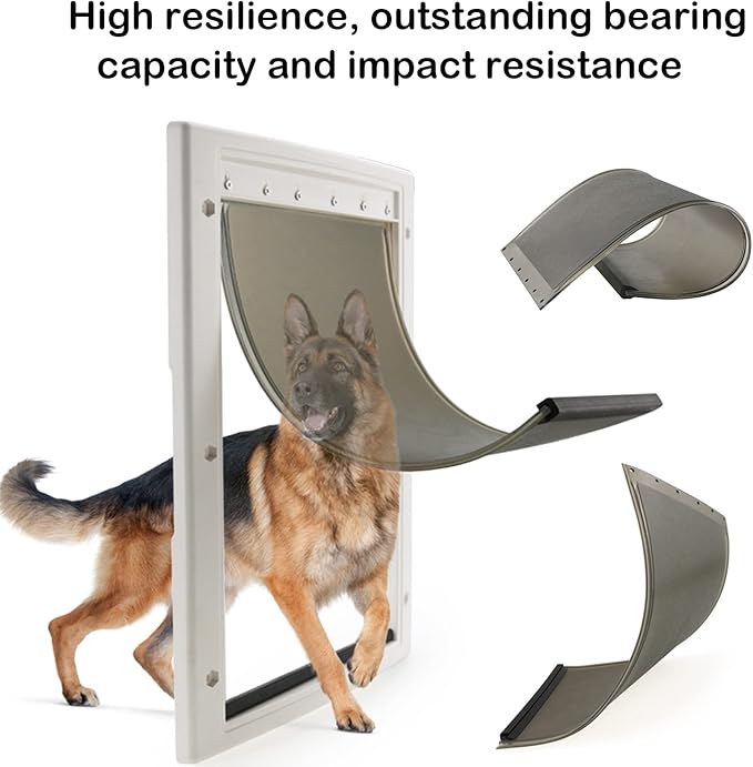 X-Large Dog Door Replacement Flap Compatible with PetSafe Freedom 6 Holes Pet Door PAC11-11040 - Measures 13 5/8" x 24 3/16", Doggy Door Flap Made of Wear, Flexible, Weather Resistant TPU Material