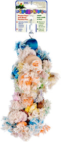 Penn-Plax BA932 Shaggy Kabob Bird Toys, Large
