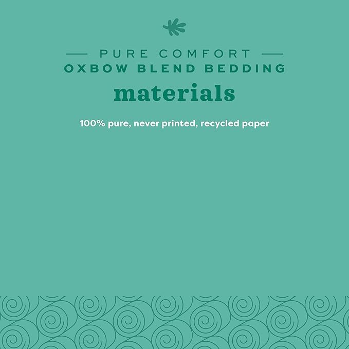 Oxbow Pure Comfort Bedding, Rabbit, Hamster, & Guinea Pig Bedding, Bunny Supplies for Litter Box, Pet Safe, Bunny Litter Box, Guinea Pig Cage, 99.9% Non-Dust, Blended, 36 Liter Bag
