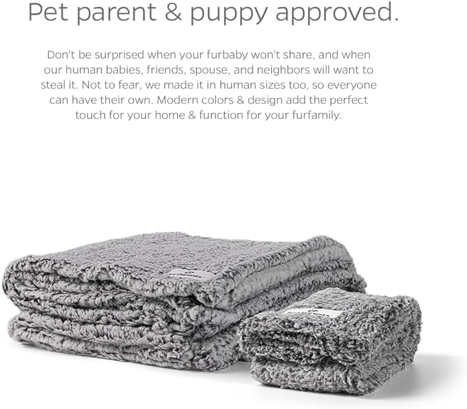 Pet Parents Pet Blanket - Water Resistant, Cat & Dog Blanket for Small, Medium & Large Dogs, 24"x32"