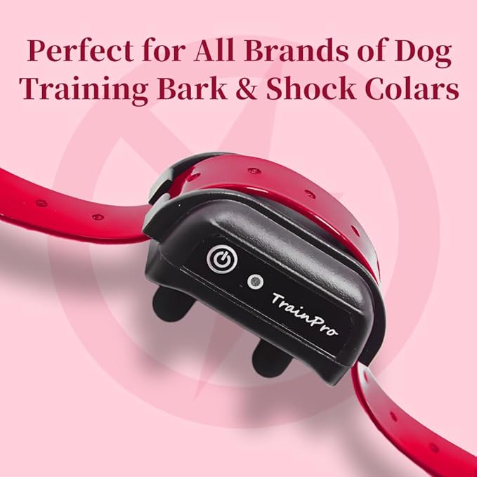 Universal 27 ½” X ¾” Replacement Band Strap for Dog Training Collar - Adjustable Waterproof TPU for Remote E-Collar, Static/Vibration Shock Trainer, Fits Most Bark Control & Obedience Devices