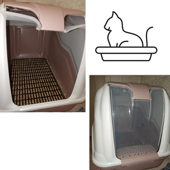 Plastic Mesh Tray for Dogs, Cats & Small Pets – Anti-Leak Crate Floor Grid, Cage Liner for Travel Carriers, Breathable Hygienic Base, Cut-to-Size PP Plastic (Small size15.7x9.4 in)