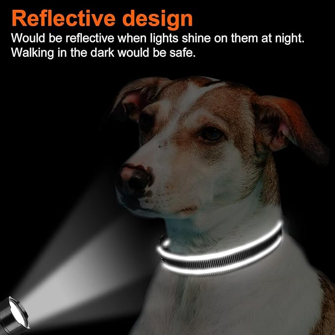 Joytale Reflective Dog Collar,Soft Neoprene Padded Breathable Nylon Pet Collar Adjustable for Puppy and Small Dogs,Black,XS