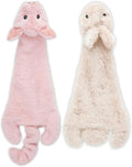 Best Pet Supplies Squeaky Dog Toys with Soft Durable Fabric for Small, Medium and Large Pets Interactive Toy for Indoor Play, Supports Active Biting and Play - Hare, Pig, Small