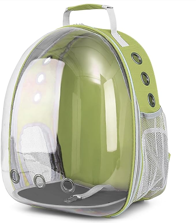 Pet Backpack Carrier,Bubble Backpack Cat Carrier,Pets and Small Dogs,Space Capsule Pet Carrier for Traveling, Walking, Hiking and Outdoor Activities (Mint Green)