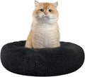 Cat Beds for Indoor Cats,15.7 Inch Small Cats Beds, Washable-Round Pet Bed for Puppy and Kitten with Slip-Resistant Bottom