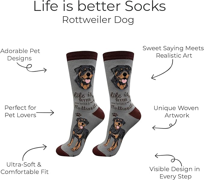 E&S Pets Pet Lover Socks - Dog & Cat Socks - Unisex Novelty Gifts
