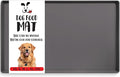 DogBuddy Dog Food Mat – Waterproof Dog Bowl Mat for Food and Water, Silicone Pet Feeding Mats for Floors, Non-Slip Placemat with High Edges for Dogs Bowls, Puppy Essentials (M: 21” x 14”, Shadow)