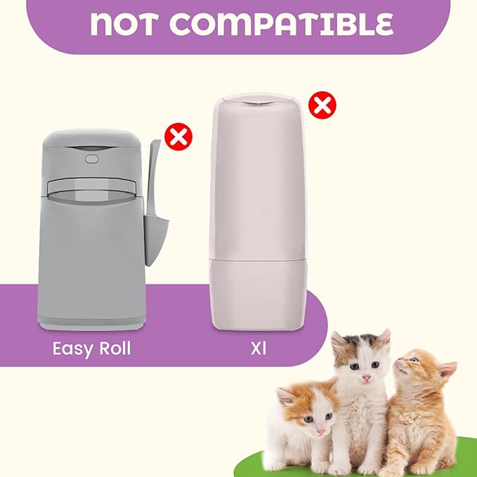 Premium Cat Litter Refill Bags |Jumbo 28FT 2-Pack | Lasts Up to 4 Months | 2 Cartridges for Superior Odor Control