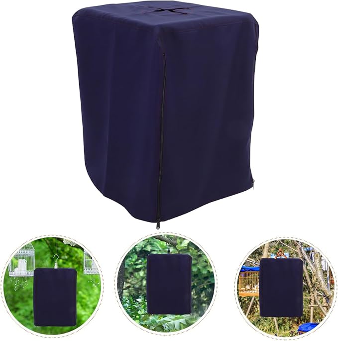 Bird Cage Cover, Large Bird Cage Cover Thicken Parrot Cage Protector Night Bird Cage Cloth Cover Pet Outdoor Family