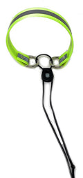 Sparky Pet Co - Surefit ECollar Replacement Strap - Bungee Dog Collar Waterproof - Adjustable - Secure Nexus Wheel Lock - for Electronic Training & Invisible Fence Systems - 1" (Reflective Yellow)