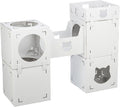 Trixie Casa Cara Modular Cardboard Cat Condo, Corrugated Indoor Cat Condo & Play Tower, Individually Combinable Modules for Playing and Relaxing, 100% Recycled Material for Cats up to 18 lbs