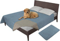 Easy-Going 100% Waterproof Dog Bed Cover, Non-Slip Pet Blanket for Furniture, Washable Couch Cover, Repleasement Sofa Cover (68X82 in,Light Blue)