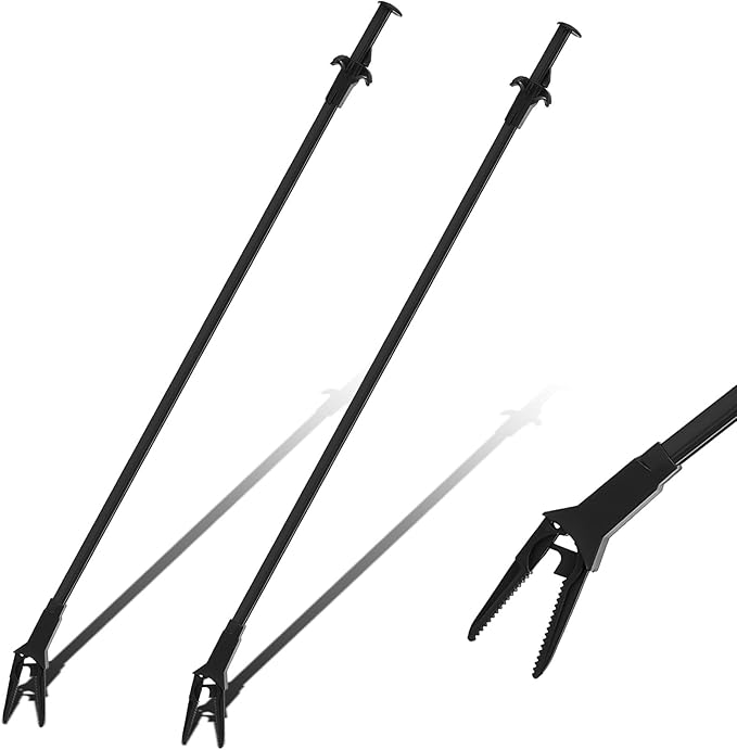 Gisafai 2 Pcs Plastic Aquarium Tongs 27 Inches Long Multi Purpose Trimming Feeding Aquarium Tools for Fresh Water Saltwater Fish Tanks Coral Plant