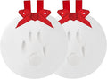 Pearhead Pawprints 2-Pack Christmas Ornament, DIY No Mess Pet Paw Print Holiday Clay Keepsake Kit, Dog or Cat Stocking Stuffer Gift