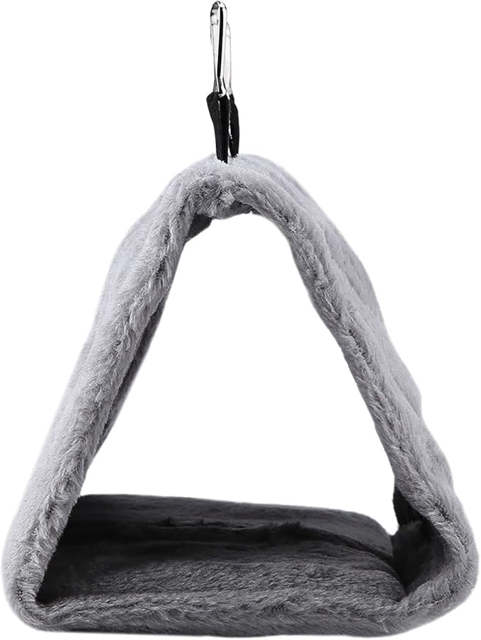 Warm Bird Nest House, Bird Bed for Cage Accessories, Parakeet Toys Hammock, Plush Parrot Hanging Hut Tent for Conure Cockatiel Lovebird Cockatoo