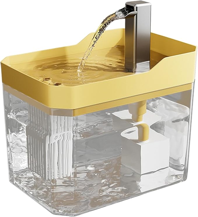 Cat Water Dispenser Fountain, Silent Pet Drinking Organizer, Quiet Supply for Dogs Cats Multi Animal Households Indoors Apartment Dormitory Hotel, Household Supply for Reliable Daily Use