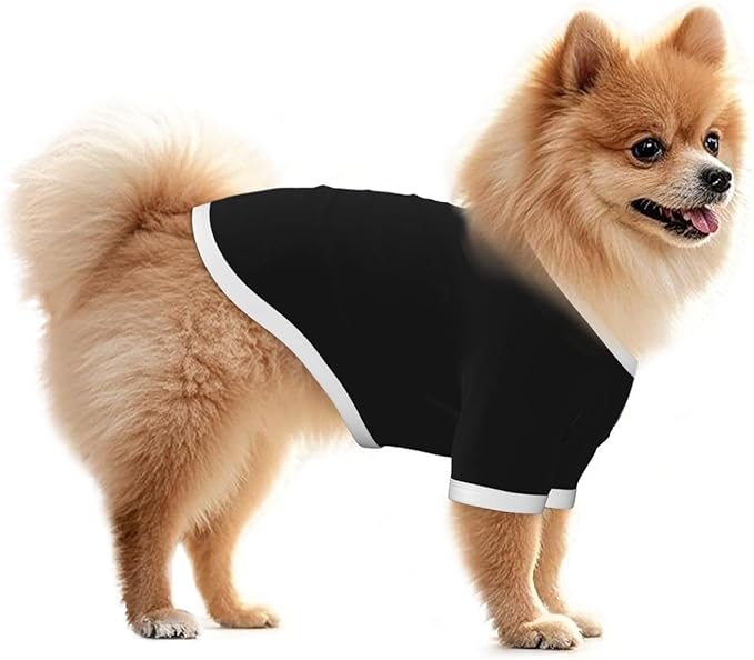 Custom Dog Shirt with Name Photo Text Logo Personalized Dog Pullover Shirts Customized T Shirt Clothes Gifts for Small Medium Large Dogs Cats Pet