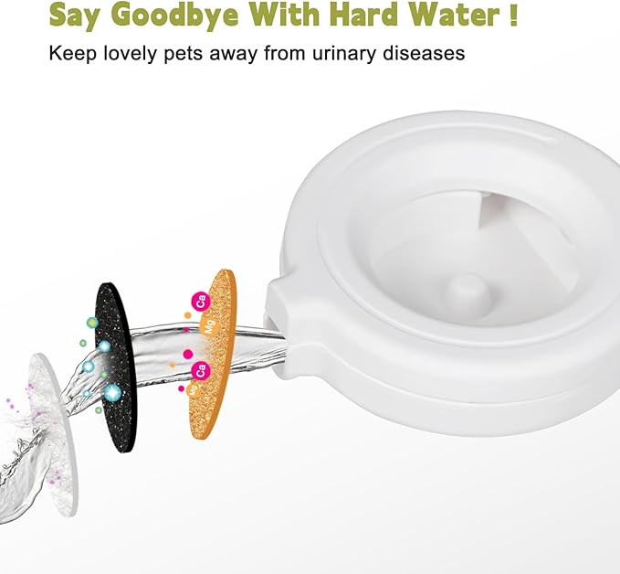 RIZZARI Automatic Dog Water Dispenser: Spill-Resistant 9L Black Gravity Feeder - Includes 2 Extra Filters & 2 Bottle Caps - Raised Design Supports Elderly Dogs’ Spine Health - for Garage Garden Use