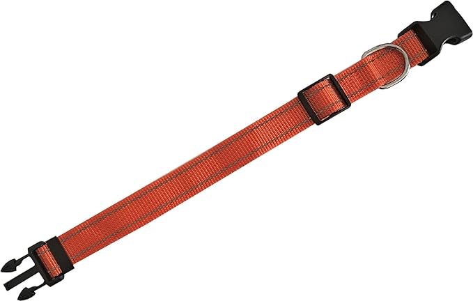 Adjustable Nylon Dog Collar, Reflective Collar 1 Inch 3/4 Inch 5/8 Inch Wide, for Large Medium Small Dogs