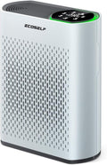 Air Purifier for Large Room, Cleans 2,400 ft² in 30 Mins, 3-Stage True HEPA, 360° Airflow, Large Touch Display Control, Real-Time Air Quality (PM2.5) Display, Ultra-Quiet 20dB Sleep Mode
