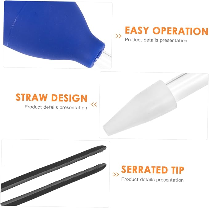 Happyyami Aquarium Cleaning Kit 4pcs Fish Tank Tools Pipette Dropper Feeder Tweezers Aquarium Accessories