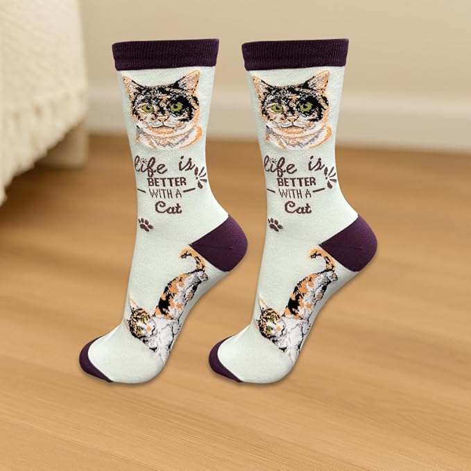 E&S Pets Pet Lover Socks - Dog & Cat Socks - Unisex Novelty Gifts