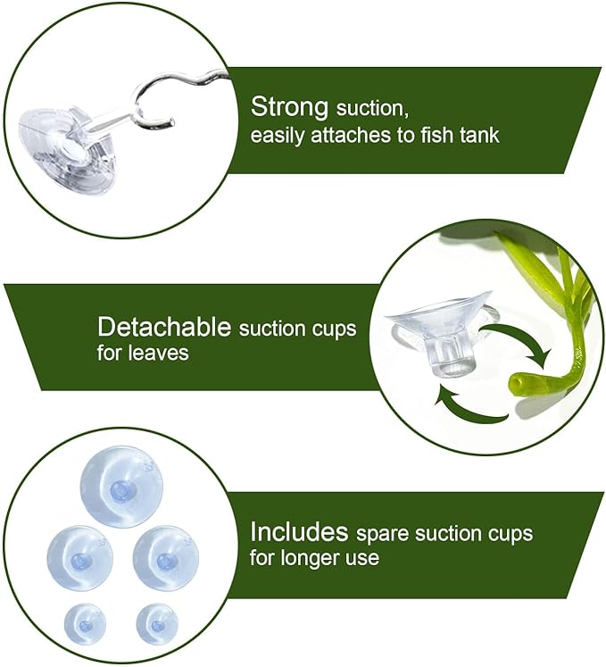 5PCS Betta Hammock & Fish Toys Set, Soft Aquarium Decor Plastic Plants that Won’t Damage Fishtail, Acrylic Tube Tunnel for Betta Fish Tank Decorations, Aquarium Hideout with Spare Suction Cups