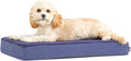 Barkbox Orthopedic Dog Bed | Comfortable Memory Foam Mattress for Joint Relief | Head and Neck Support Waterproof with Non Skid Bottom | Calming Durable Bed with Washable Cover | Small, Navy