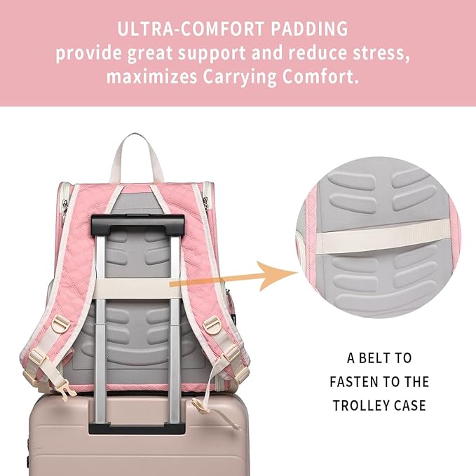 Cat Backpack Carrier for Small Dogs and Medium cat Puppy Kitten Bunny Pet Carrier Backpack Collapsible with Fully Ventilated Mesh with Safety Leash (Pink, 12.9" L x 10.62" W x 15.5" H - M)