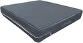 Dog Bed Cover for 44" L 32" W 4" H - 600D Oxford Waterproof with Zipper and Carry Handle - Washable, Cover Only (Gray)