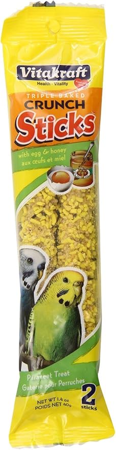 Vitakraft Parakeet Egg Sticks and 1.40-Ounce Bag