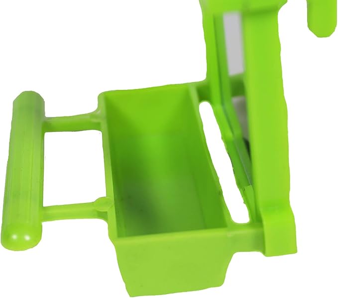 Penn-Plax Bird Life Perch Mirror with Cup - Interactive Bird Mirror for Cage with Beads & Seed Holder - Stimulating Toy - Perch Accessory for Parakeets, Finches, and Small Birds - 2.5 x 3.5 Inches