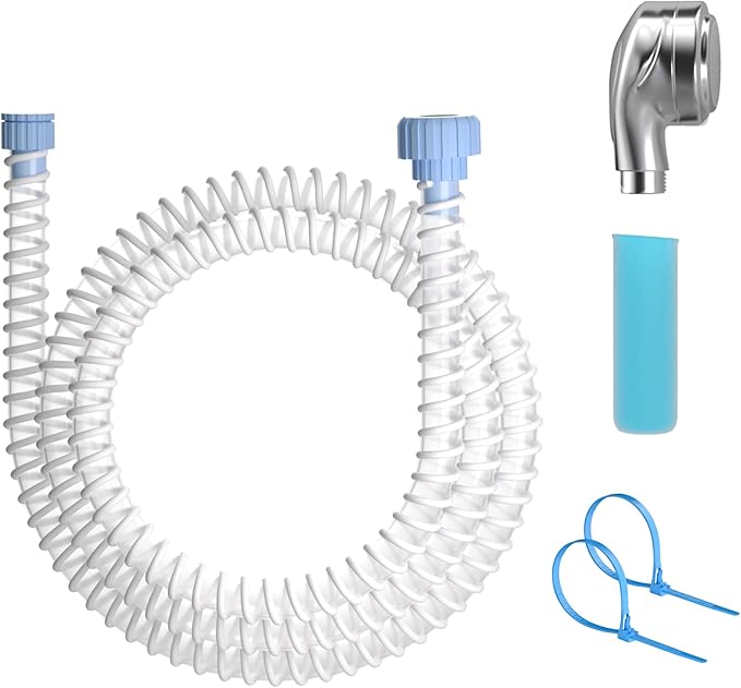 Slip-On Bathtub Faucet Sprayer Attachment - Portable Handheld Dog Shower Adapter with 6FT Hose. No-Tools Faucet Adapter for Pet Bathing, Dog Washing & Cleaning Sink, Tub