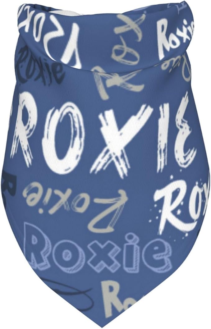 Custom Pet Scarf Personalized Dog Bandana with Name Personalized Add Your Text Bibs Triangle Head Scarfs Gift for Small Medium Large Dogs Cats Baby Puppy Pets Accessories