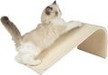 Best Pet Supplies Catify Cat Scratcher, Fun Interactive Scratchers, Posts, Poles, Claw Safe, Furniture Saver Indoor Play Support Natural Cat Behaviors Heavy Duty - Ramp (Cream)