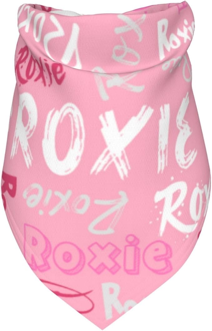Custom Pet Scarf Personalized Dog Bandana with Name Personalized Add Your Text Bibs Triangle Head Scarfs Gift for Small Medium Large Dogs Cats Baby Puppy Pets Accessories