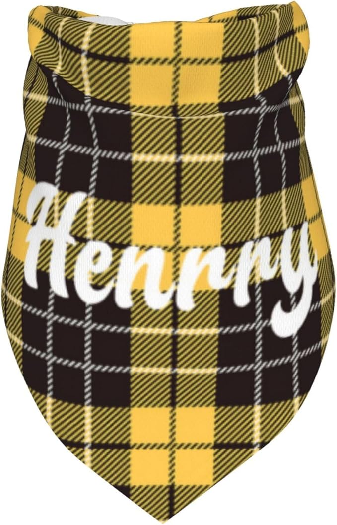 Custom Pet Scarf Personalized Dog Bandana with Name Personalized Add Your Text Bibs Triangle Head Scarfs Gift for Small Medium Large Dogs Cats Baby Puppy Pets Accessories