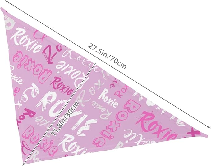 Custom Pet Scarf Personalized Dog Bandana with Name Personalized Add Your Text Bibs Triangle Head Scarfs Gift for Small Medium Large Dogs Cats Baby Puppy Pets Accessories