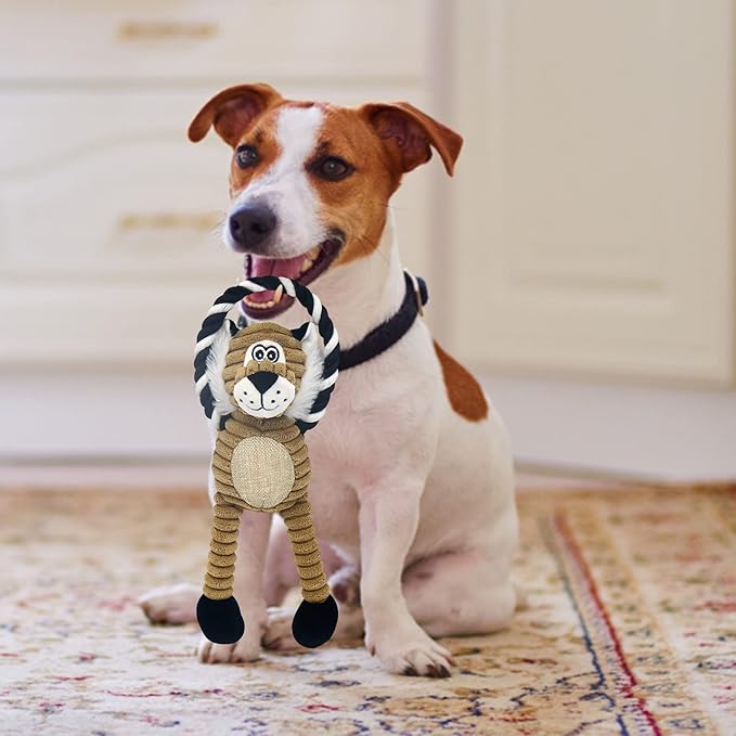Puppy Chew Toys, Funny Heavy Duty Cute Dog Toys Aggressive Chewers,Soft Durable Fabric Interactive Dog Toy for Aggressive Chewers for Indoor Teething Home Puppy Anxiety Relief Small Medium Breeds