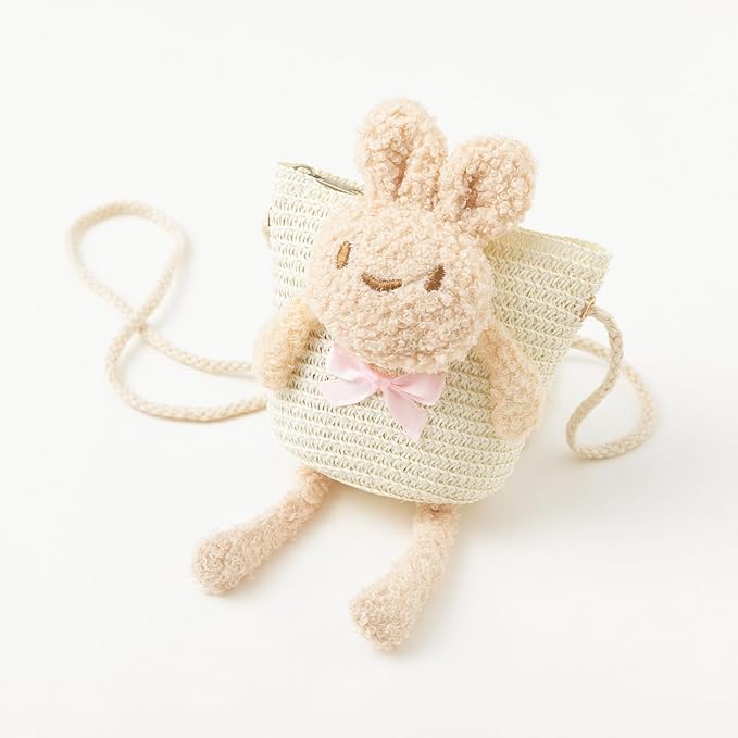 Simplee kids Baby Girl Knit Sweater with Bear in The Pocket Toddler Pullover Sweater Cute Fall Winter Clothes